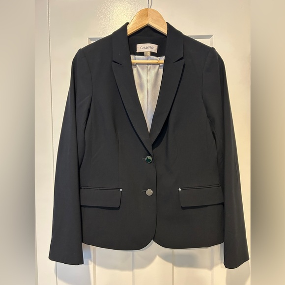 Calvin Klein Jackets & Blazers - Calvin Klein Women's Classic Navy Suit Jacket
